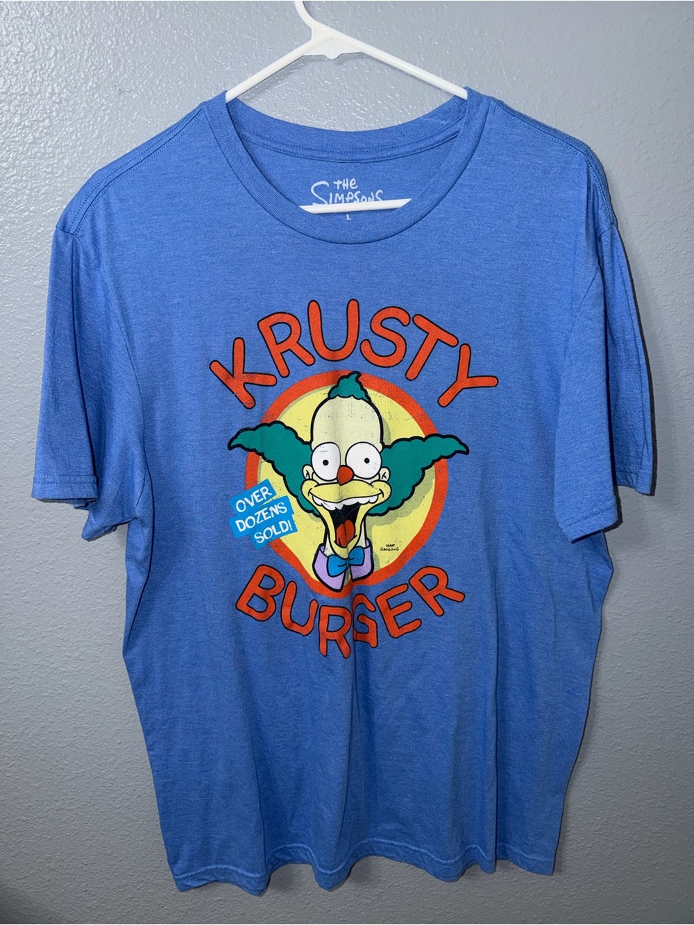 The Simpsons Krusty Burger Short Sleeve Tee - Blue